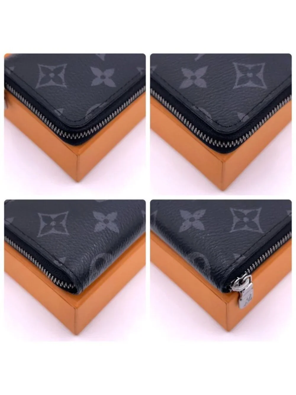 Louis Vuitton Monogram Eclipse Zippy Coin Purse